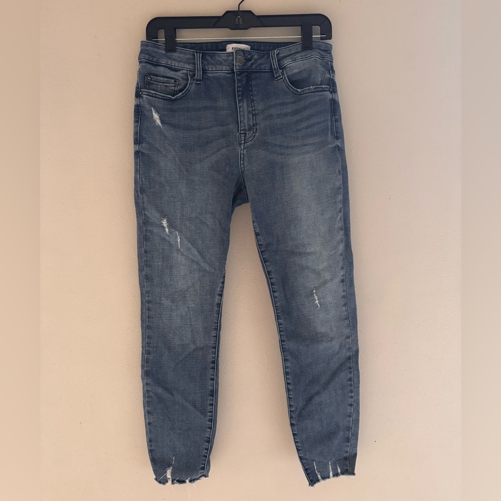 Pistola Size 30 High Rise/Raw hem/Skinny Denim